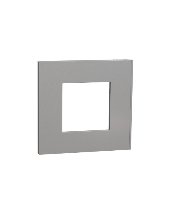 Unica Déco Alu plaque de finition 1 poste SCHNU600230  Prises et interrupteurs