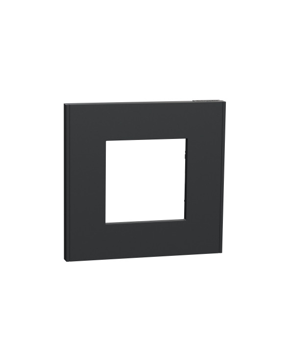 Unica Déco Anthracite plaque de finition 1 poste SCHNU600254  Prises et interrupteurs