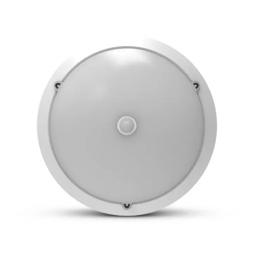 Miidex Hublot à détection RONDO à ampoule E27 Blanc IP65 ø300mm MII778606  Eclairage