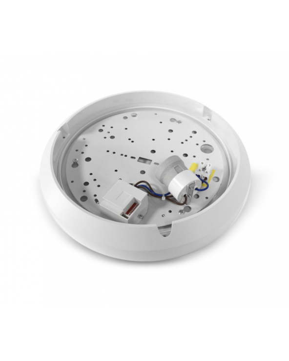 Miidex Hublot à détection RONDO à ampoule E27 Blanc IP65 ø300mm MII778606  Eclairage