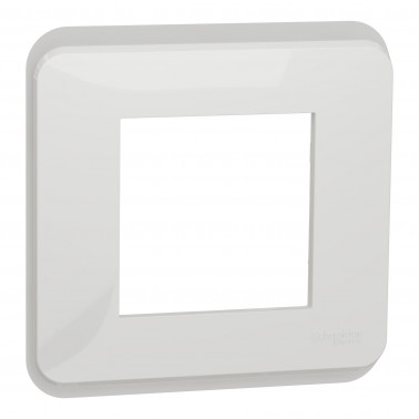 Unica Pro Blanc plaque de finition 1 poste SCHNU400218  Plaque de finition Unica