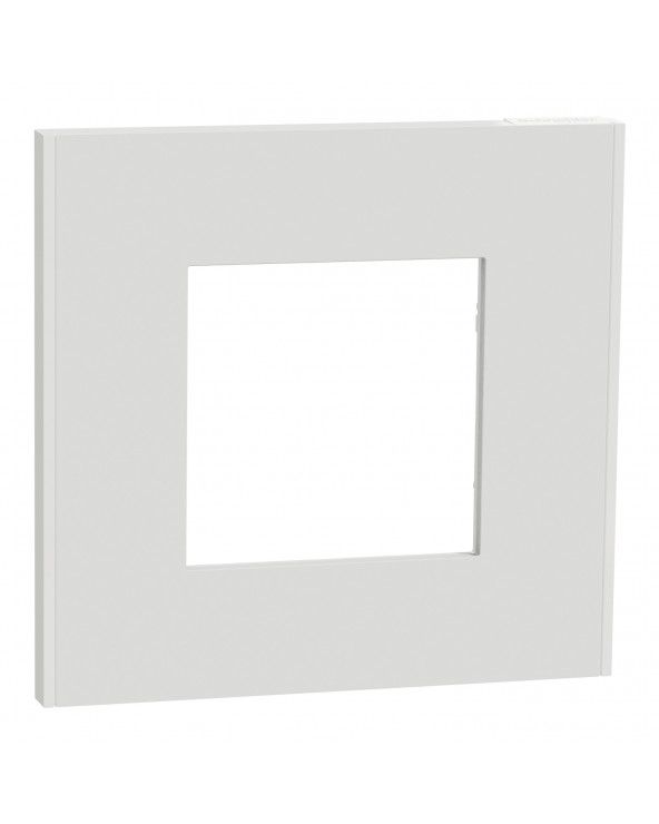 Unica Déco Blanc plaque de finition 1 poste SCHNU600218  Plaque de finition Unica