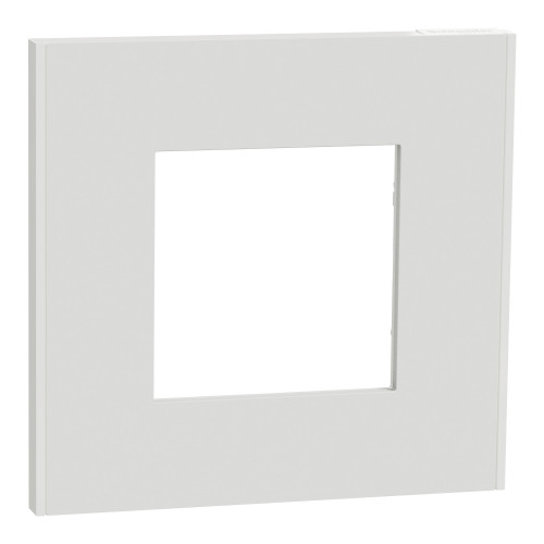 Unica Déco Blanc plaque de finition 1 poste SCHNU600218  Plaque de finition Unica