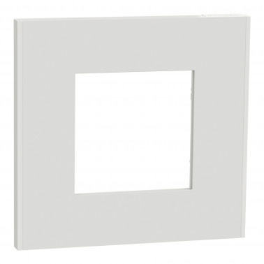 Unica Déco Blanc plaque de finition 1 poste SCHNU600218  Plaque de finition Unica