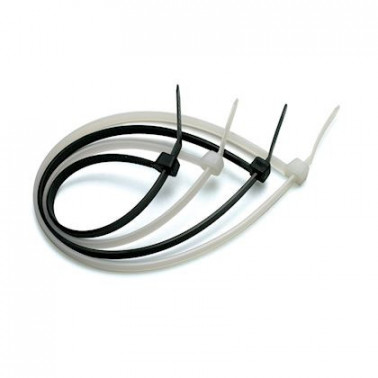 Collier en polyamide 100x2,5 mm incolore 100 pièces CEMG100X2.5  Colliers