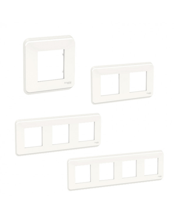 Unica Pro - plaque de finition - Blanc - 1 poste SCHNU400218  Prises et interrupteurs