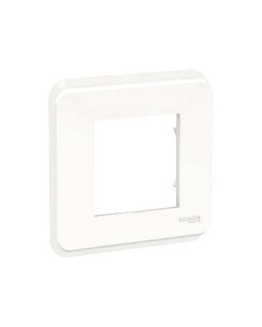 Unica Pro - plaque de finition - Blanc - 1 poste SCHNU400218  Plaque de finition Unica