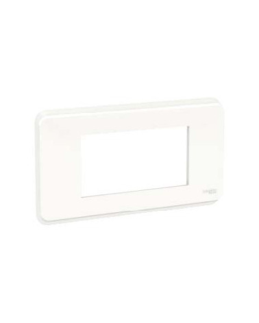 Unica Pro - plaque de finition - Blanc - 4 modules SCHNU411418  Plaque de finition Unica