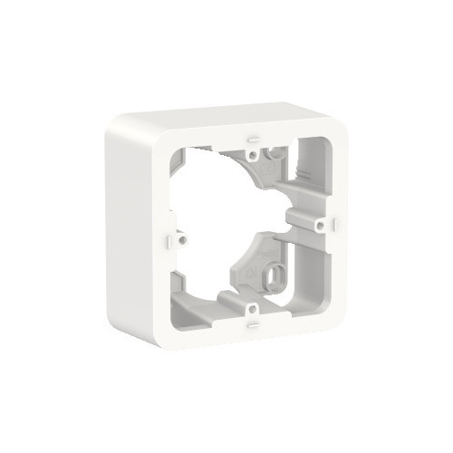 Unica - boîte en saillie - blanc - 1 poste SCHNU840218  Accessoires Unica