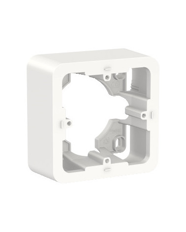Unica - boîte en saillie - blanc - 1 poste SCHNU840218  Accessoires Unica