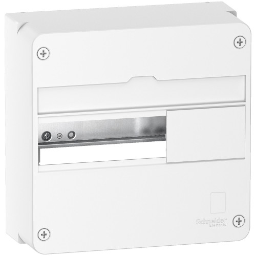 Resi9 Coffret en saillie Blanc 1 rangée 13 modules SCHR9H13401  Coffret électrique et distribution