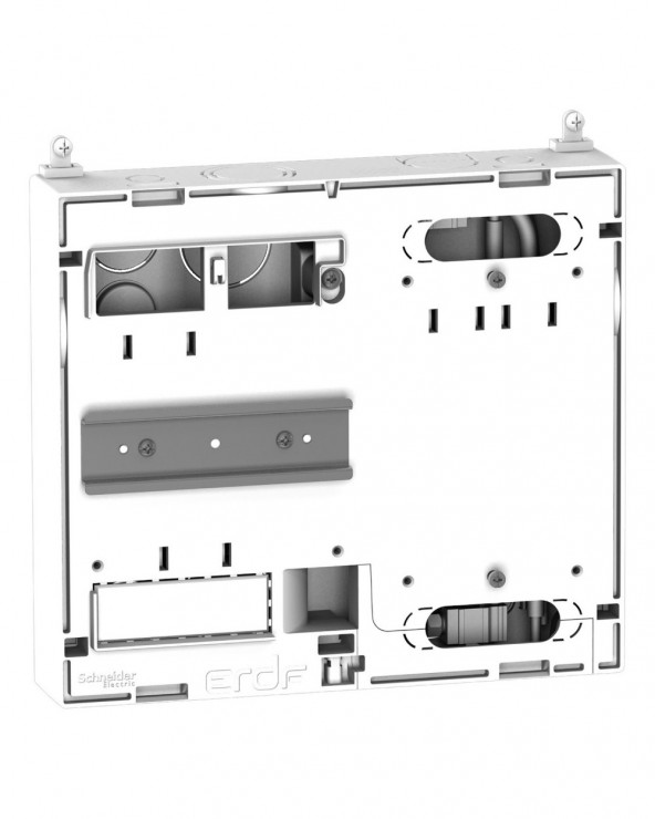 Resi9 - panneau de contrôle monophase - 13M - compatible Linky SCHR9H13416  Coffret électrique et distribution