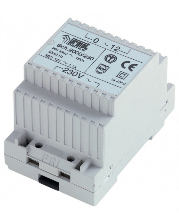 Alimentation 12Vca - 18Va 3 Mo URM9000/230  Sécurité - Domotique